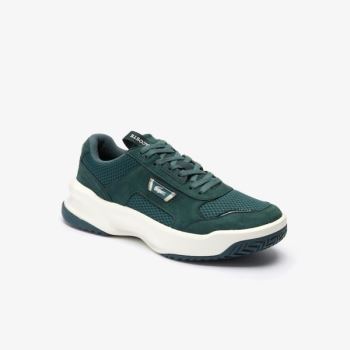 Lacoste Ace Lift Bicolour Leather Sneakers - Tenisky Pánské Tmavě Zelene / Bílé | CZ-i3e88t